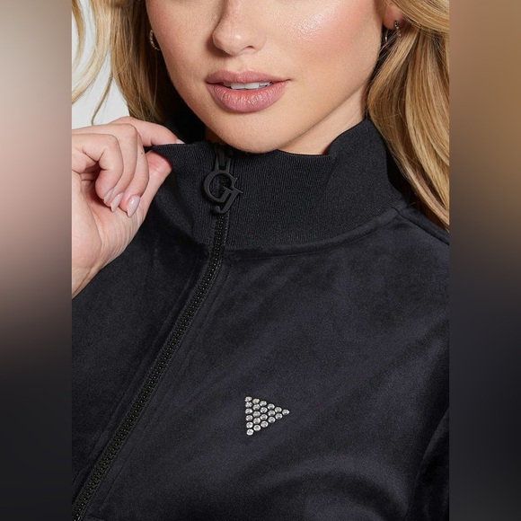 Guess Teal Velour Jacket - Picture 9 of 10